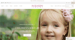 Desktop Screenshot of inseasonjewelry.com